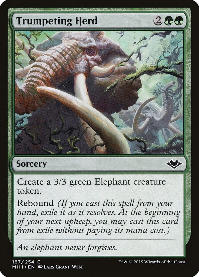 Trumpeting Herd (187) [MH1] - MTG Single