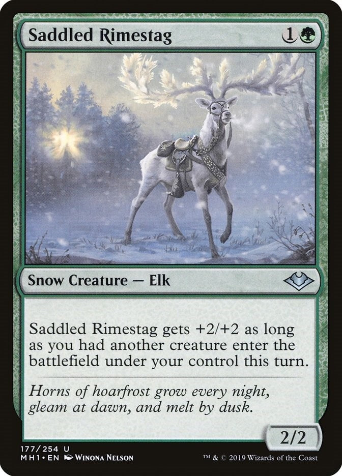 Saddled Rimestag (177) [MH1] - MTG Single