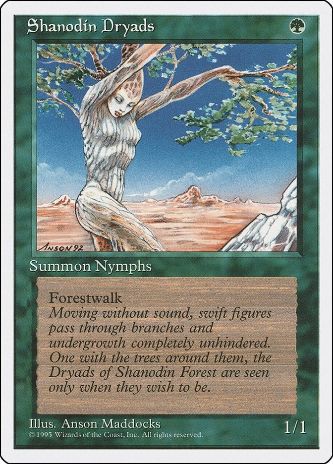 Shanodin Dryads [4ED] - MTG Single