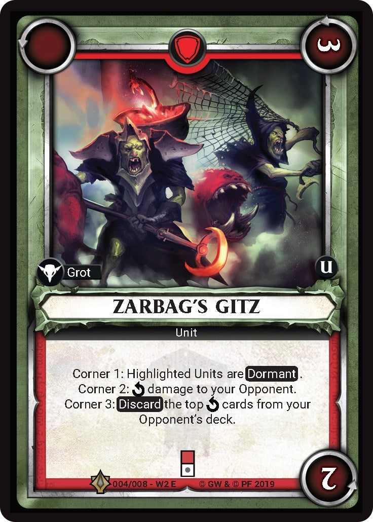 Zarbag’s Gitz (Claimed) (4) (WHAOSWB2) - Warhammer Age of Sigmar Champions TCG Single