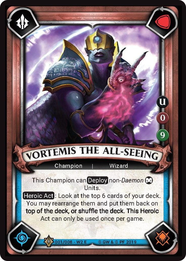 Vortemis the All-Seeing (Unclaimed) (1) (WHAOSWB2) - Warhammer Age of Sigmar Champions TCG Single