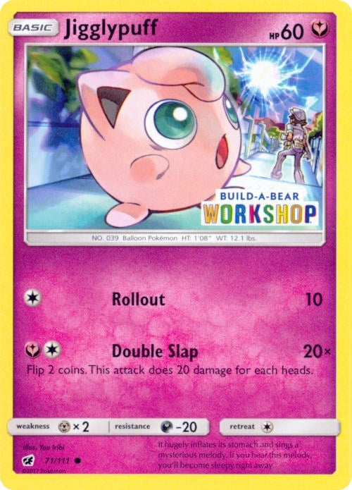 Image for Jigglypuff - 71/111 (Build-A-Bear Workshop Exclusive) (071/111) (Miscellaneous Cards & Products) - Pokemon