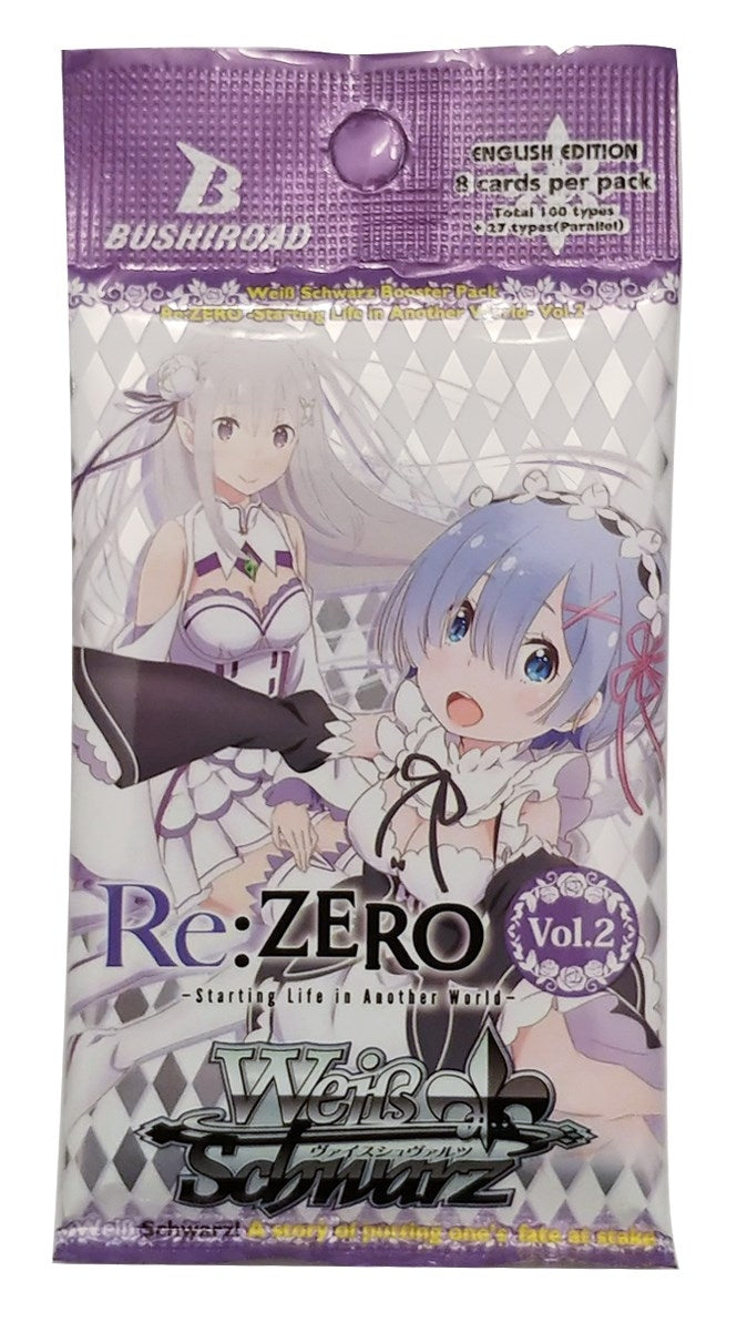 Re:ZERO Vol.2 Booster Pack [RZ/S55] - Weiss Schwarz Sealed