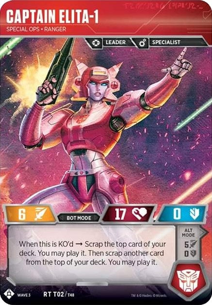 Captain Elita-1 - Special Ops Ranger (2) [WFCS1] - Transformers TCG Single