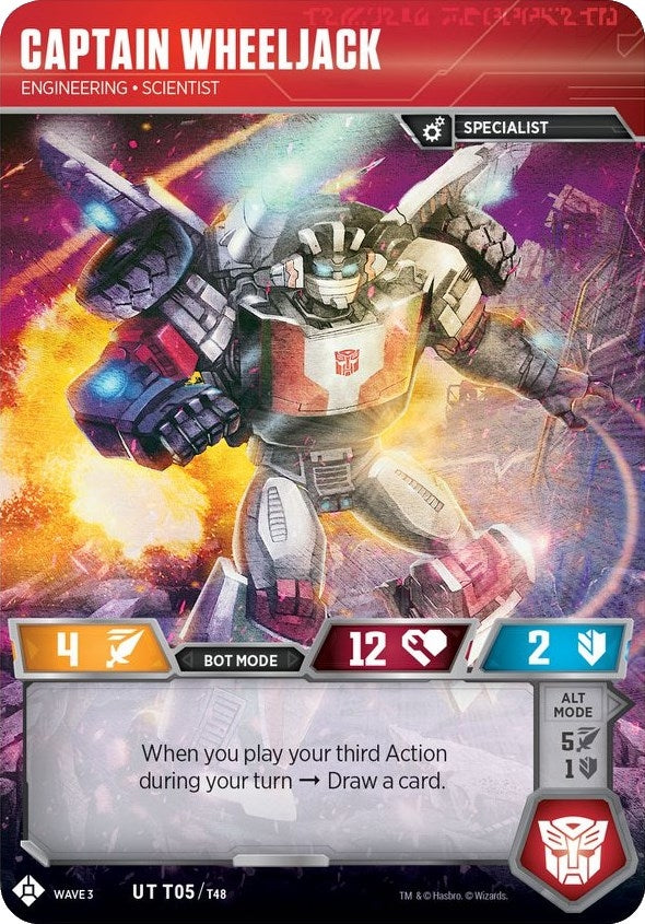 Captain Wheeljack - Engineering Scientist (5) [WFCS1] - Transformers TCG Single