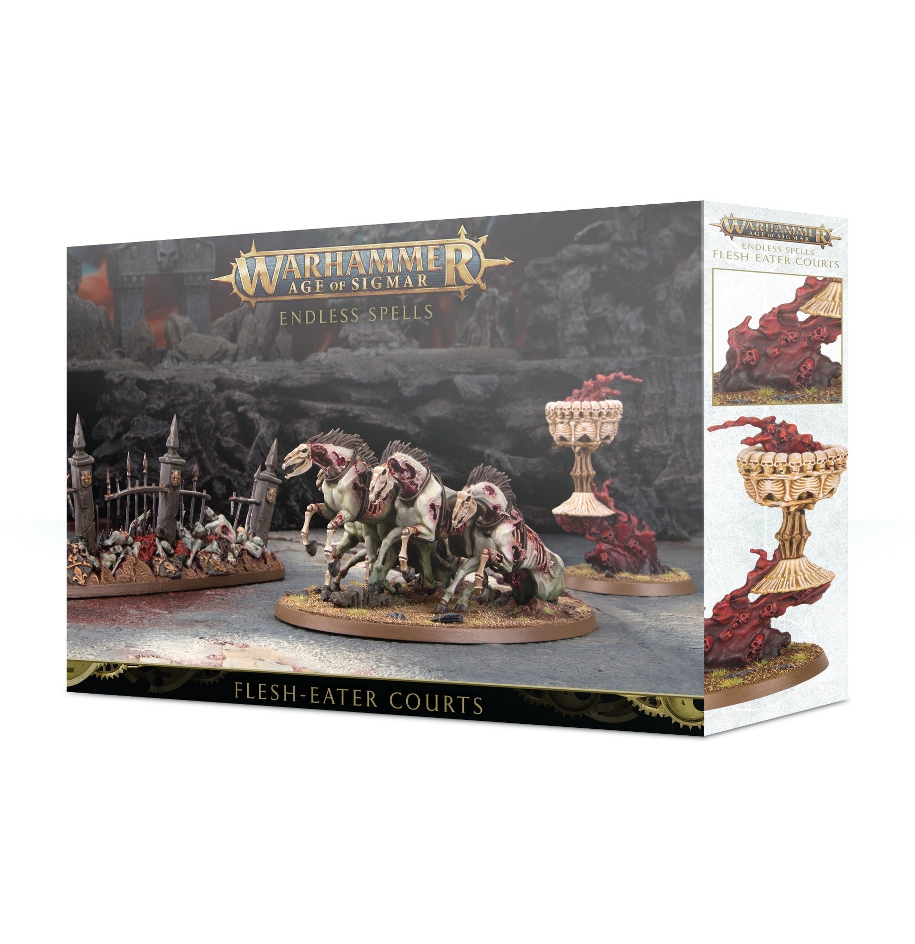 Warhammer: Age of Sigmar - Endless Spells: Flesh-Eater Courts [PLAS] - Warhammer Box Sets Sealed