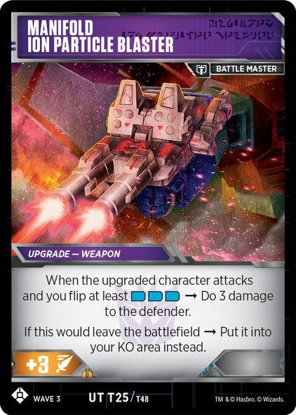 Raider Aimless - Air Force Weapons // Manifold Ion Particle Blaster (25) [WFCS1] - Transformers TCG Single