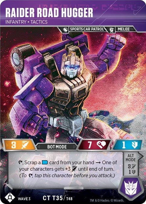 Raider Road Hugger - Infantry Tactics (35) [WFCS1] - Transformers TCG Single