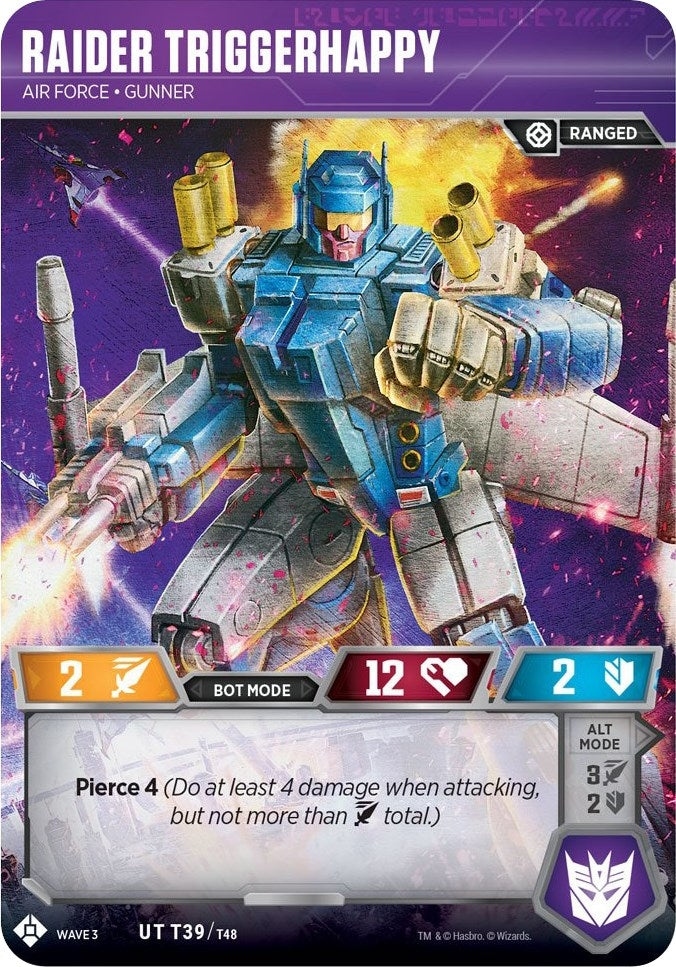 Raider Triggerhappy - Air Force Gunner (39) [WFCS1] - Transformers TCG Single
