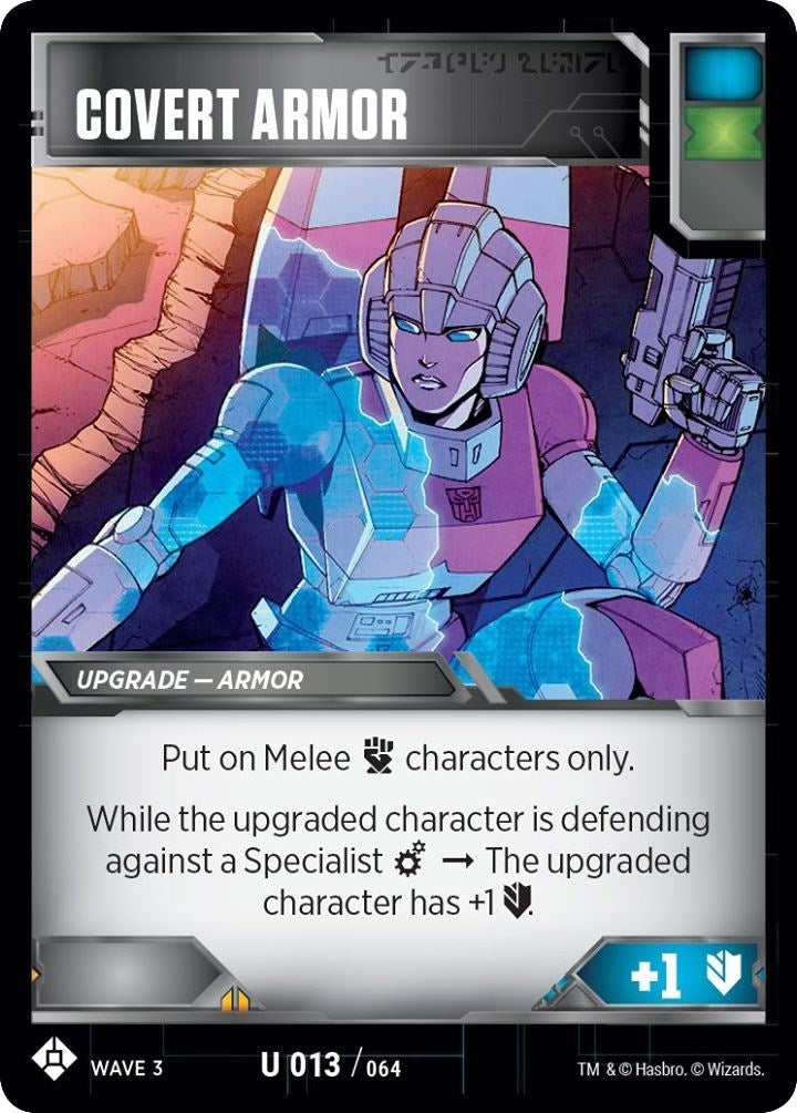 Covert Armor (13) [WFCS1] - Transformers TCG Single