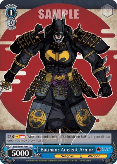 Batman: Ancient Armor (Demo Deck Exclusive) (107) [BNJ/SX0] - Weiss Schwarz Single