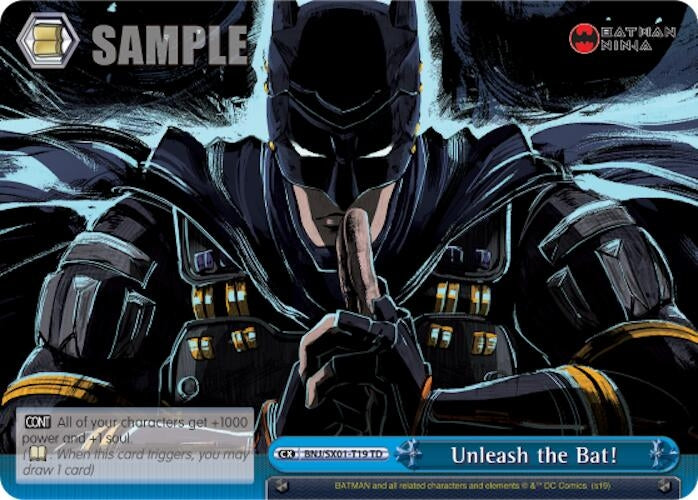Unleash the Bat! (119) [BNJ/SX0] - Weiss Schwarz Single
