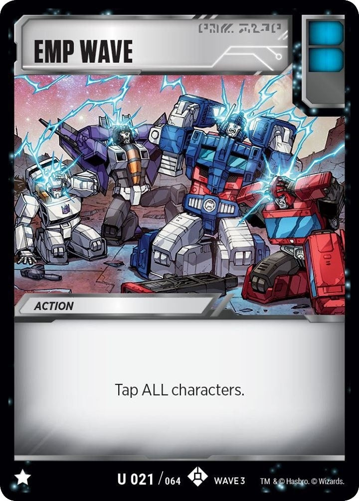EMP Wave (21) [WFCS1] - Transformers TCG Single