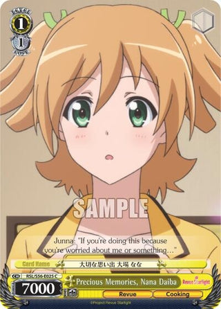 Precious Memories Nana Daiba (56025) [RSL/S56] - Weiss Schwarz Single