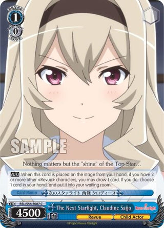 The Next Starlight Claudine Saijo (56087) [RSL/S56] - Weiss Schwarz Single