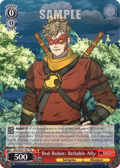 Red Robin: Reliable Ally (101) [BNJ/SX0] - Weiss Schwarz Single