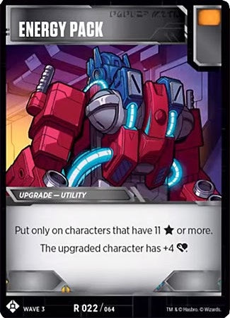 Energy Pack (22) [WFCS1] - Transformers TCG Single