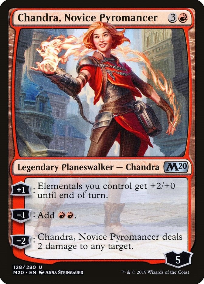 Chandra Novice Pyromancer (128) [M20] - MTG Single