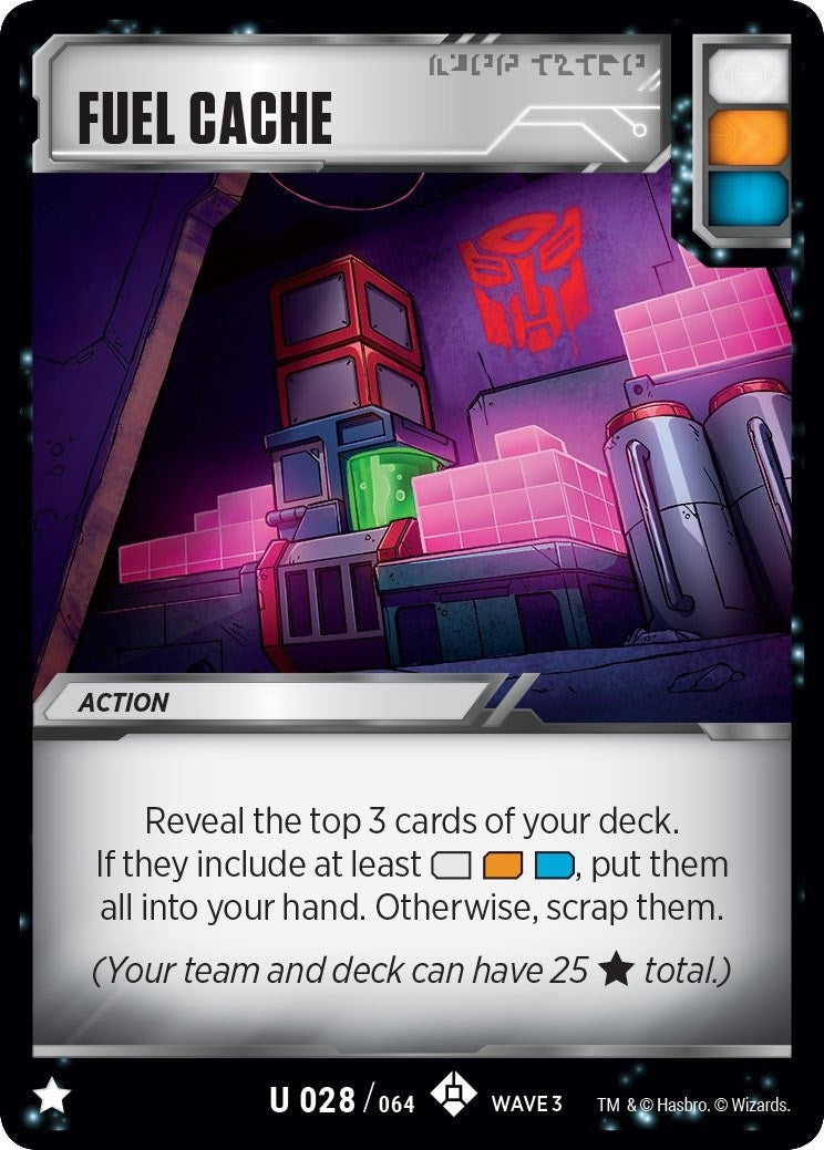 Fuel Cache (28) [WFCS1] - Transformers TCG Single