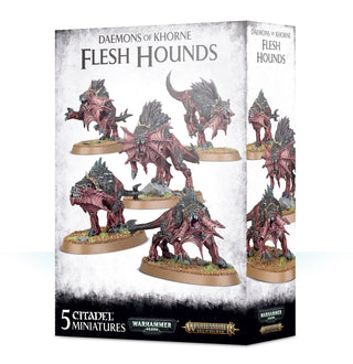 Warhammer: Daemons of Khorne Flesh Hounds [PLAS] - Warhammer Box Sets Sealed