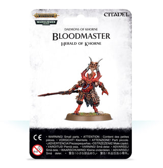 Warhammer: Age of Sigmar - Daemons of Khorne - Bloodmaster: Hearald of Khorne [CLMP] - Warhammer Clampacks Sealed