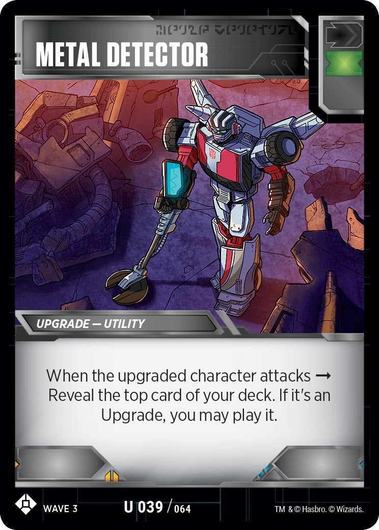 Metal Detector (39) [WFCS1] - Transformers TCG Single