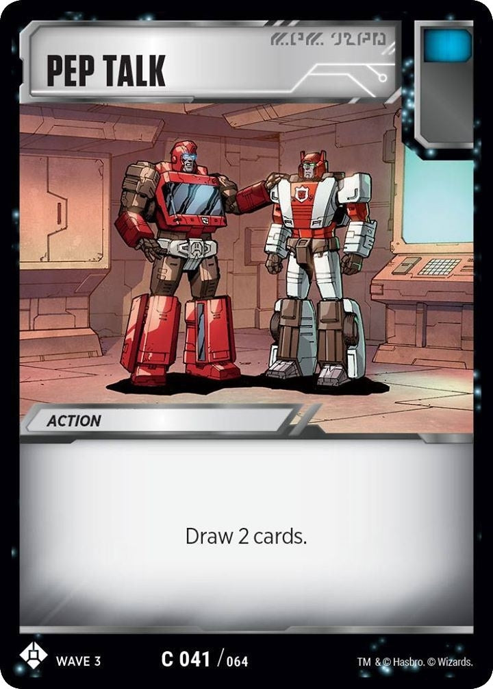 Pep Talk (41) [WFCS1] - Transformers TCG Single