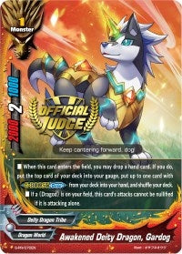 Awakened Deity Dragon Gardog (Judge Promo) (70) [S-PR] - Future Card BuddyFight Single