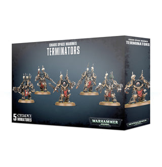 Warhammer: 40K - Chaos Space Marines Terminators [PLAS] - Warhammer Box Sets Sealed