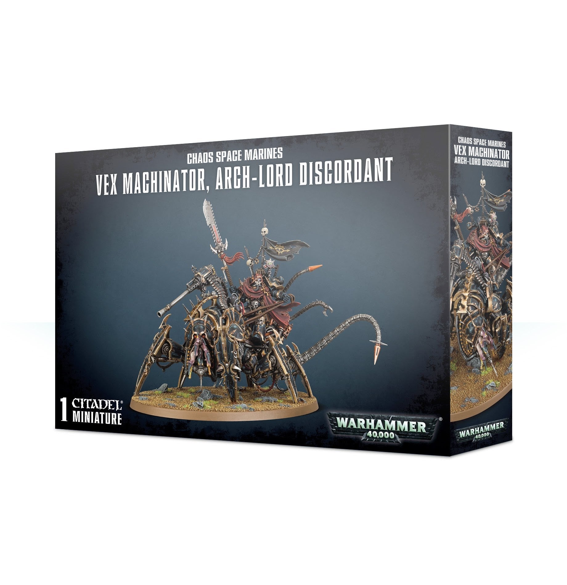Warhammer: 40K - Chaos Space Marines Vex Machinator Arch-Lord Discordant [PLAS] - Warhammer Box Sets Sealed