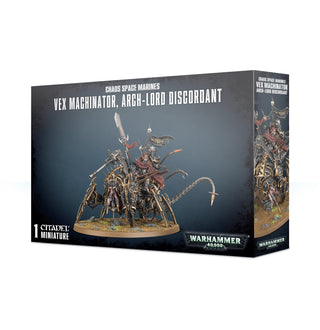 Warhammer: 40K - Chaos Space Marines Vex Machinator Arch-Lord Discordant [PLAS] - Warhammer Box Sets Sealed