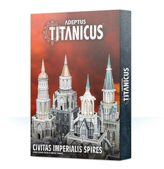 Warhammer: 40K - Adeptus Titanicus - Civitas Imperialis Spires [PLAS] - Warhammer Box Sets Sealed