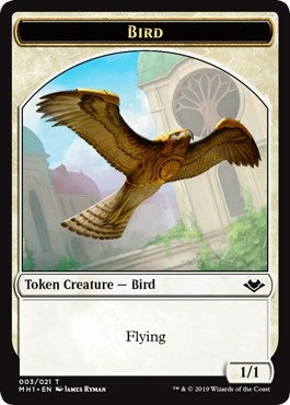 Bird (003) // Construct (017) Double-sided Token (0) [MH1] - MTG Single
