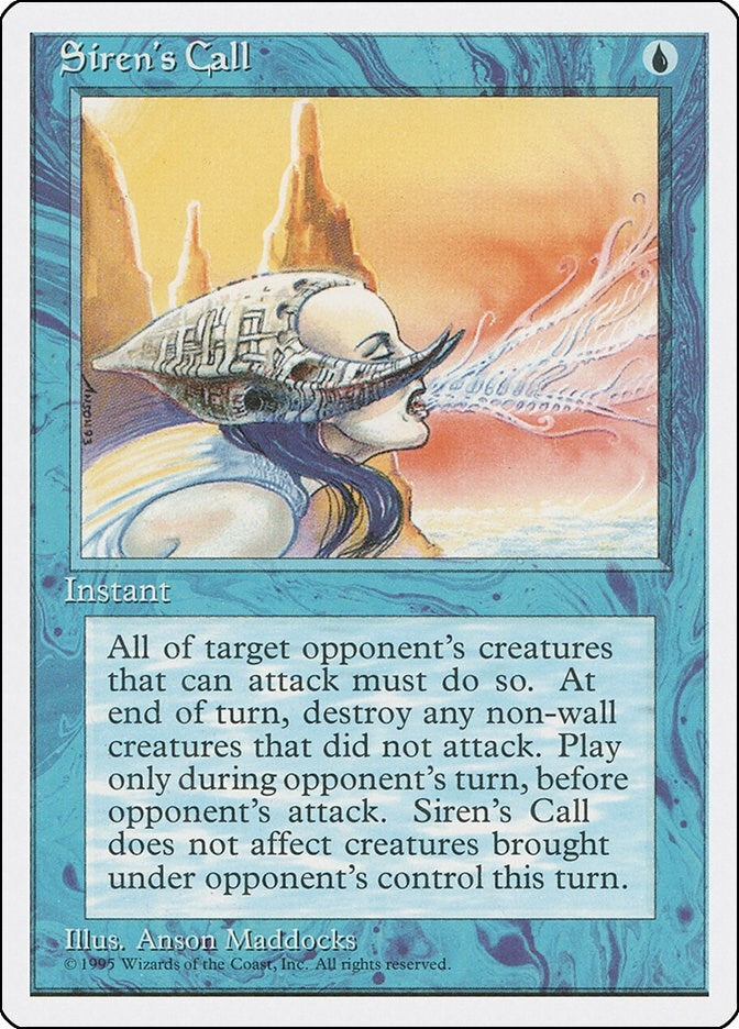 Siren’s Call [4ED] - MTG Single