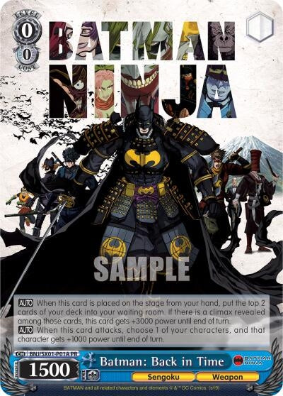 Batman: Back in Time (Anime Expo 2019) (101) [BNJ/SX0] - Weiss Schwarz Single