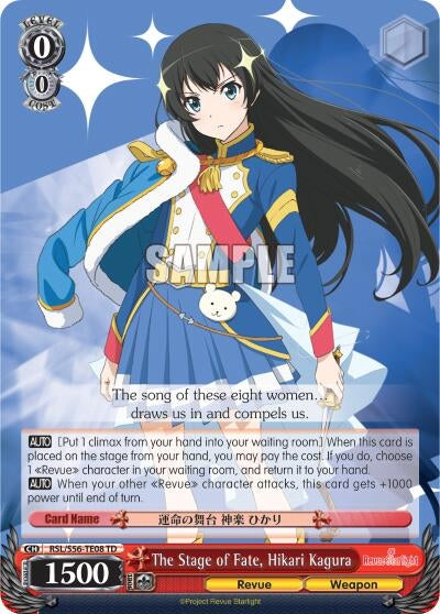 The Stage of Fate Hikari Kagura (5608) [RSL/S56] - Weiss Schwarz Single