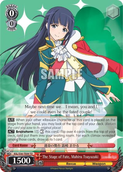 The Stage of Fate Mahiru Tsuyuzaki (5609) [RSL/S56] - Weiss Schwarz Single