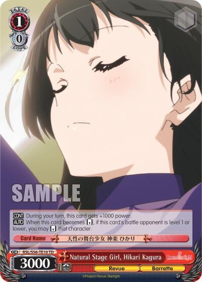 Natural Stage Girl Hikari Kagura (5610) [RSL/S56] - Weiss Schwarz Single