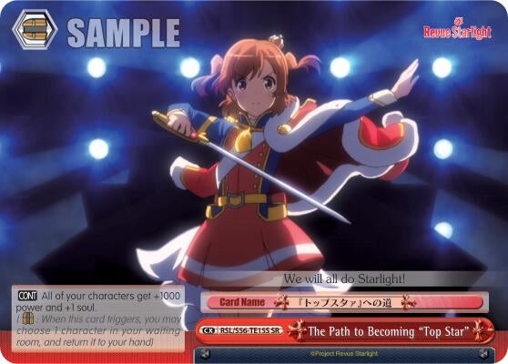 The Path to Becoming ’Top Star’ (SR) (5615) [RSL/S56] - Weiss Schwarz Single