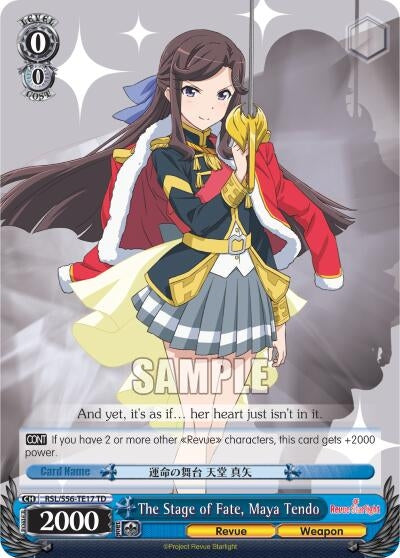 The Stage of Fate Maya Tendo (5617) [RSL/S56] - Weiss Schwarz Single