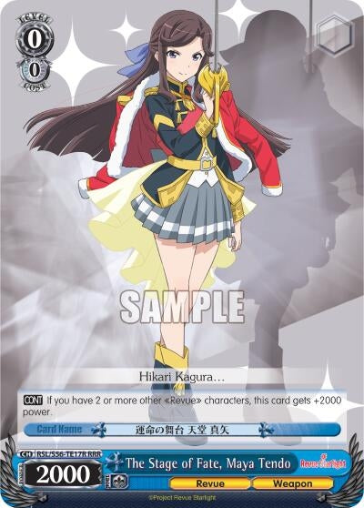 The Stage of Fate Maya Tendo (RRR) (5617) [RSL/S56] - Weiss Schwarz Single
