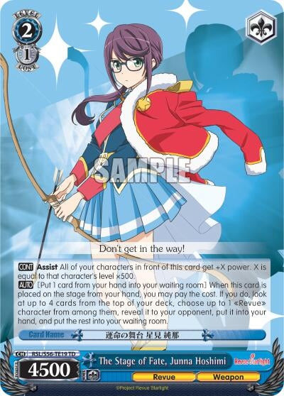 The Stage of Fate Junna Hoshimi (5619) [RSL/S56] - Weiss Schwarz Single