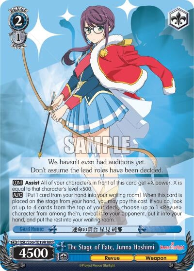 The Stage of Fate Junna Hoshimi (RRR) (5619) [RSL/S56] - Weiss Schwarz Single