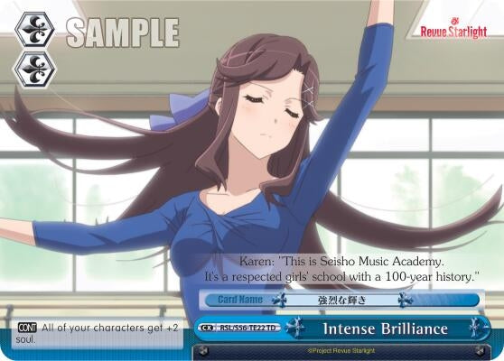 Intense Brilliance (5622) [RSL/S56] - Weiss Schwarz Single