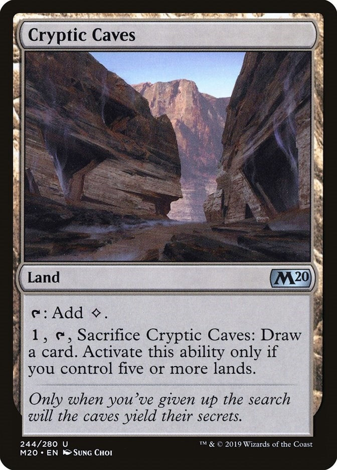 Cryptic Caves (244) [M20] - MTG Single