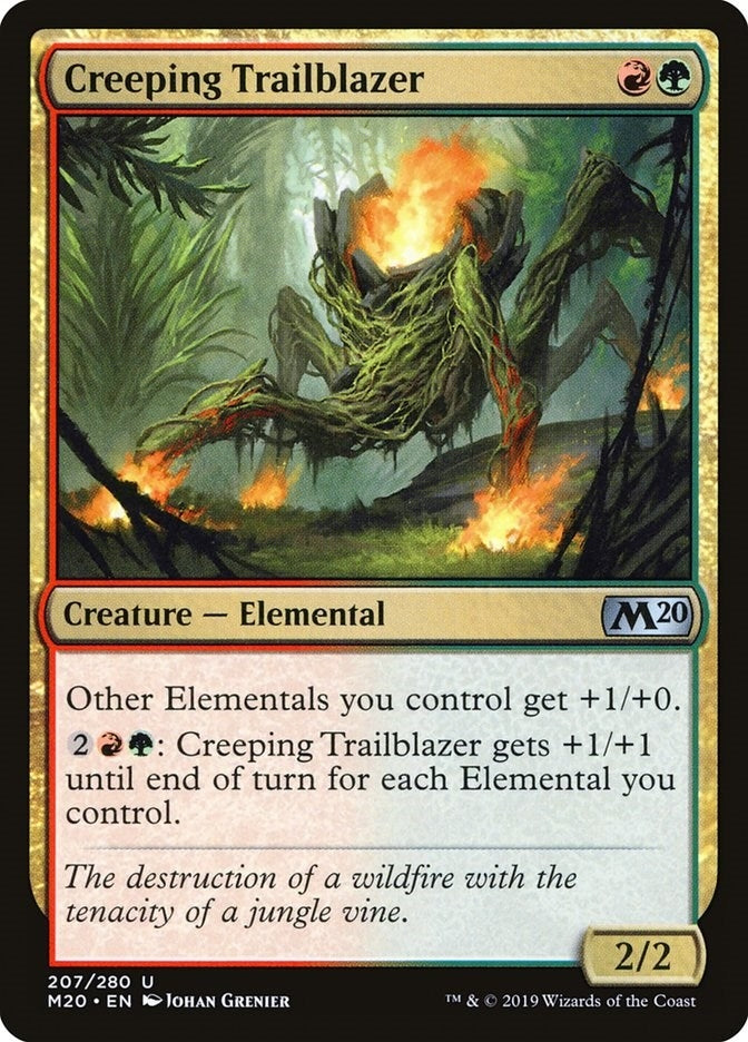 Creeping Trailblazer (207) [M20] - MTG Single