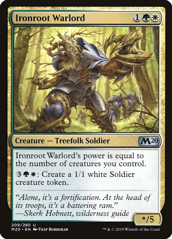 Ironroot Warlord (209) [M20] - MTG Single