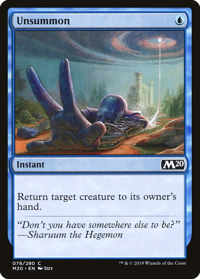 Unsummon (78) [M20] - MTG Single