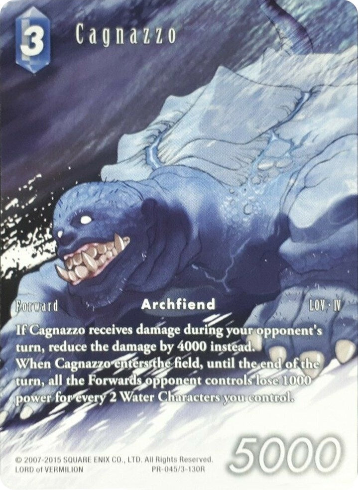 Cagnazzo - PR-045/3-130R (453130) [PR] - Final Fantasy TCG Single
