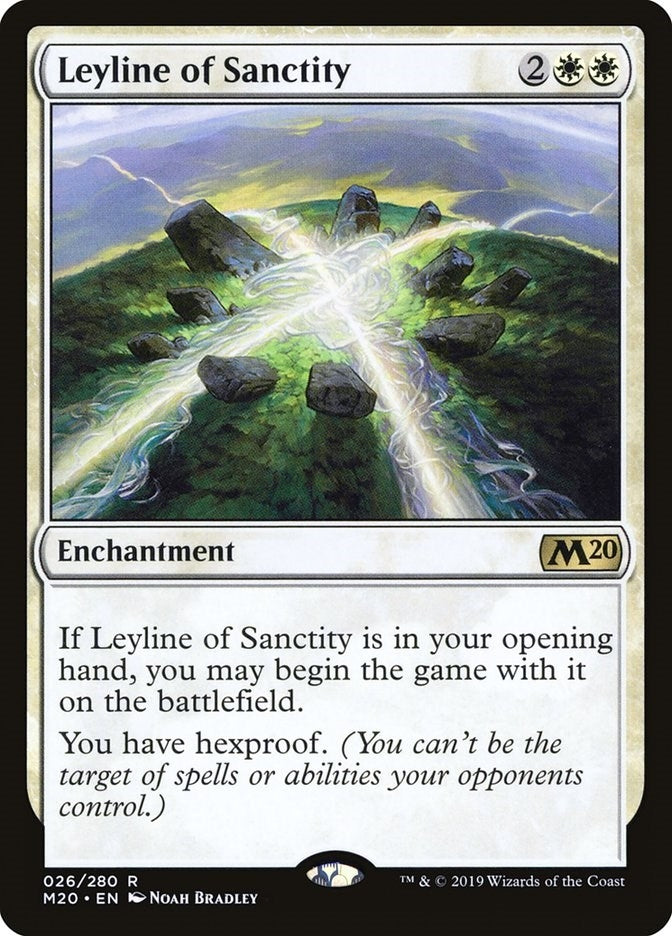 Leyline of Sanctity (26) [M20] - MTG Single